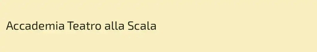 Accademia Teatro alla Scala